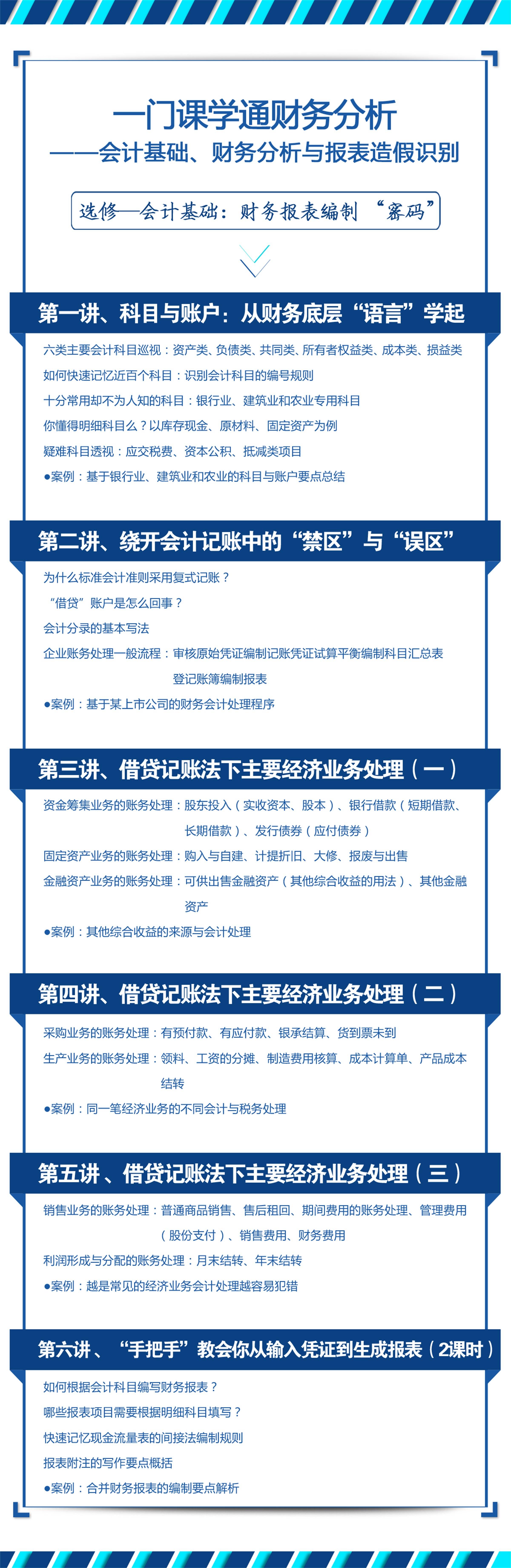 一门课学通财报会计基础