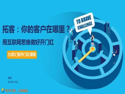 1.1 拓客：你的客户在哪里？