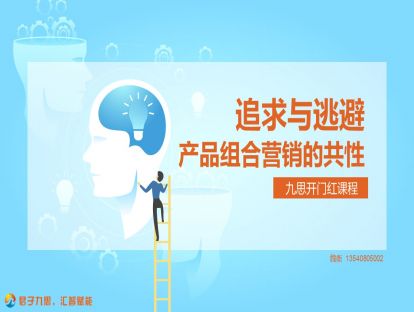 3.3 追求与逃避-产品组合营销的共性