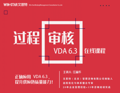 第一讲：过程审核概述