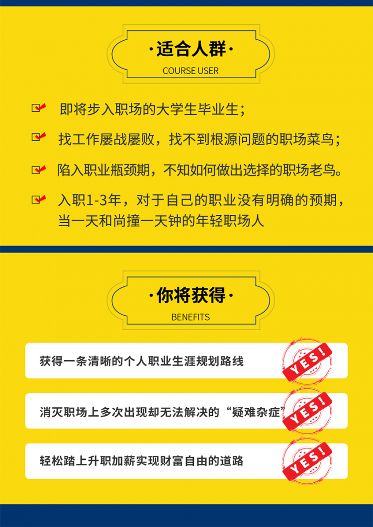 从零到百万年薪的职业规划课：没经验没学历也能逆袭为王