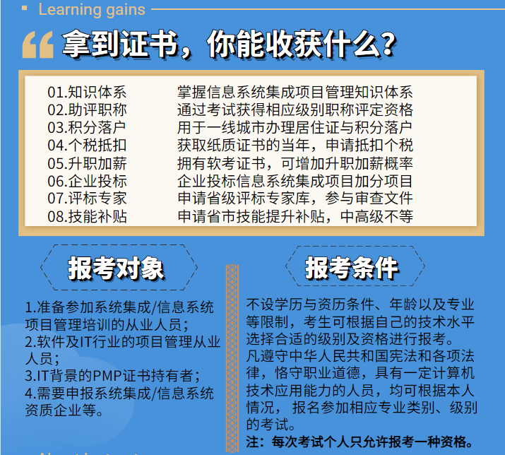 工信部项目管理师（软考）资格认证（2023年）学习班