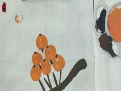 国画花鸟基础初级——第二十课：枇杷的画法