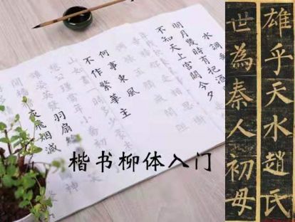 楷书柳体入门——第三课：钩、挑