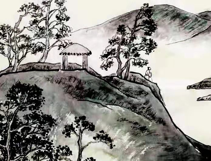 国画山水——进阶课（7次）长卷创作：春山远流图