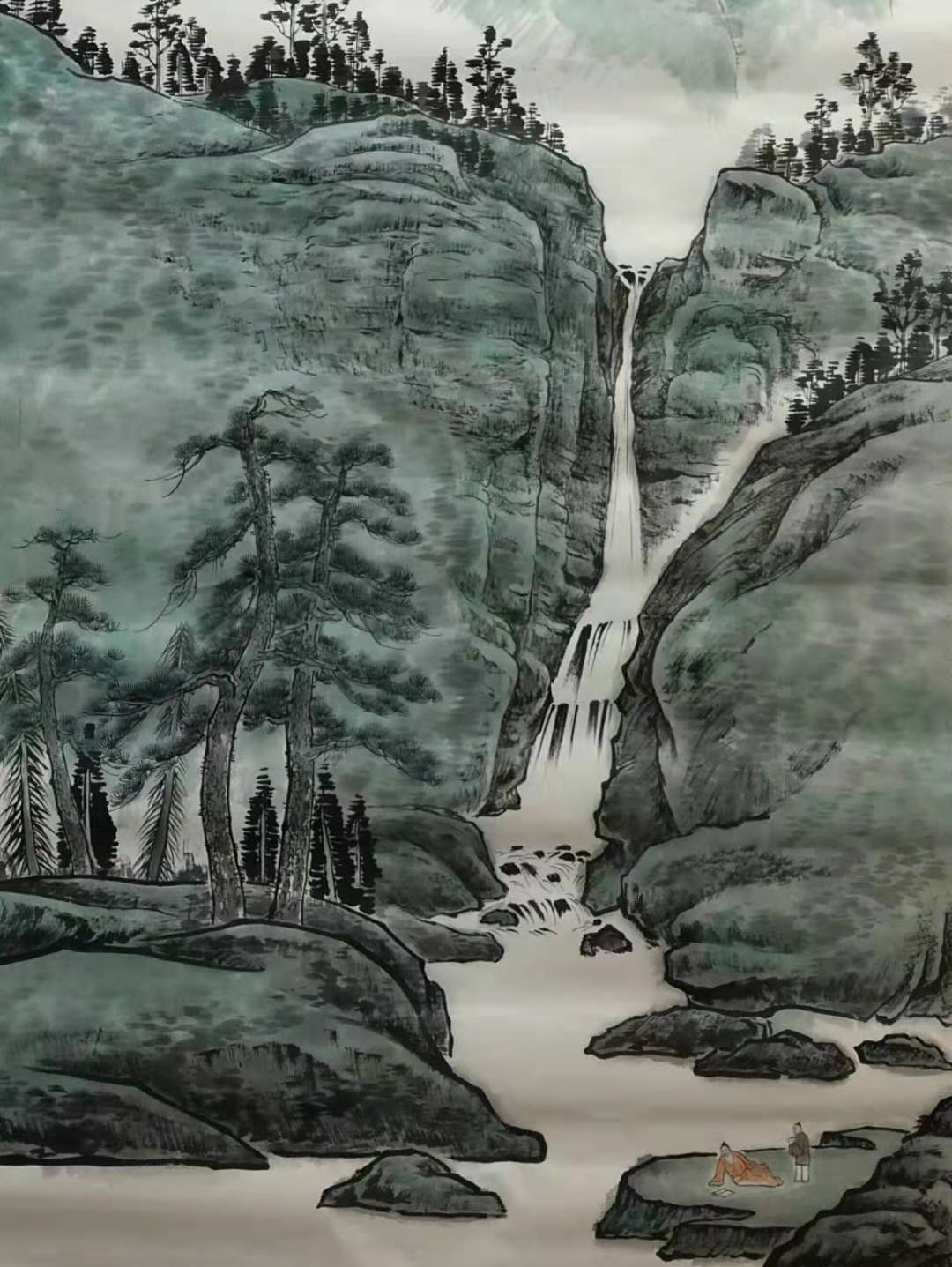 国画山水——进阶课（7次）长卷创作：春山远流图