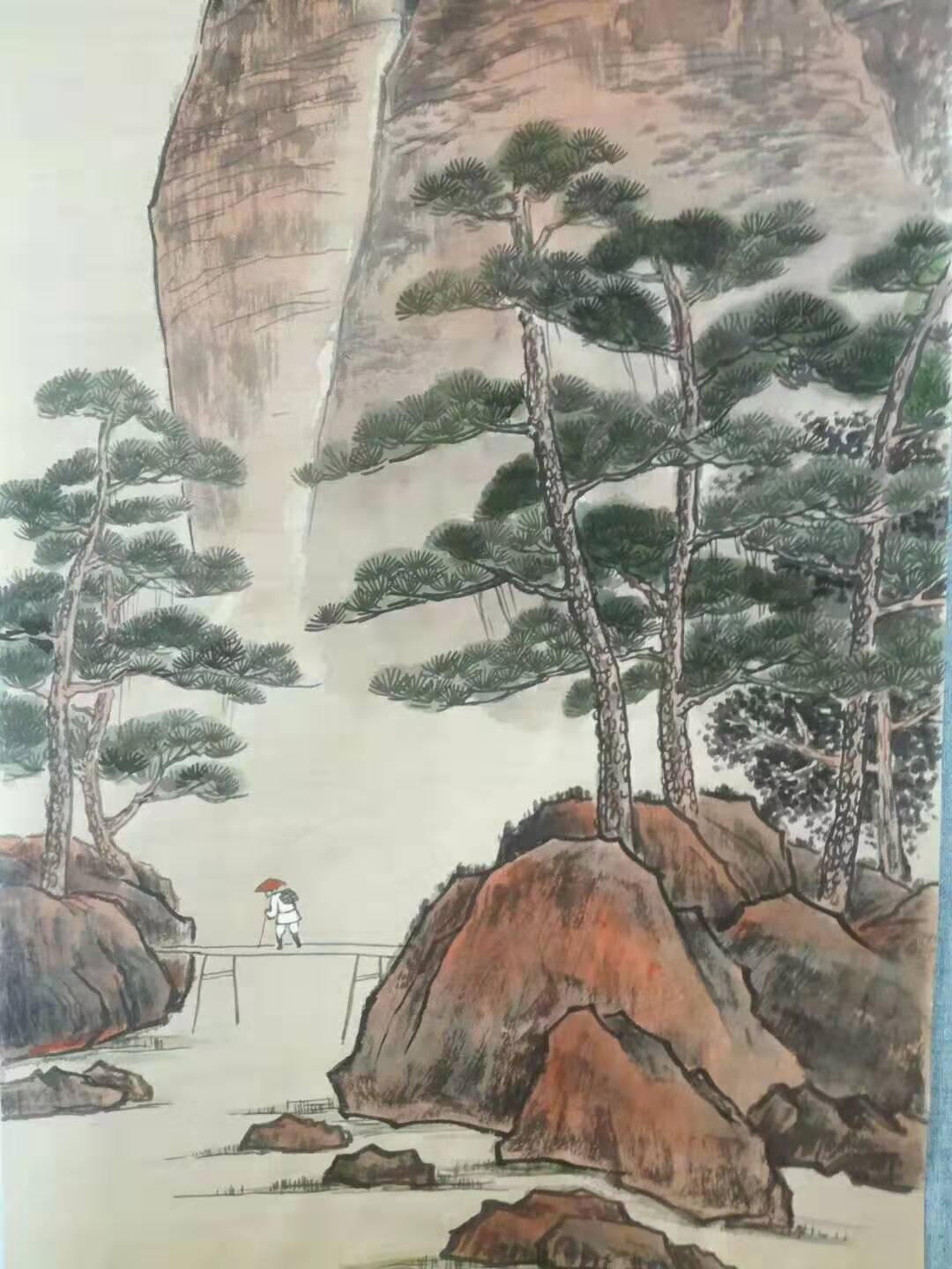 国画山水——进阶课（7次）长卷创作：春山远流图