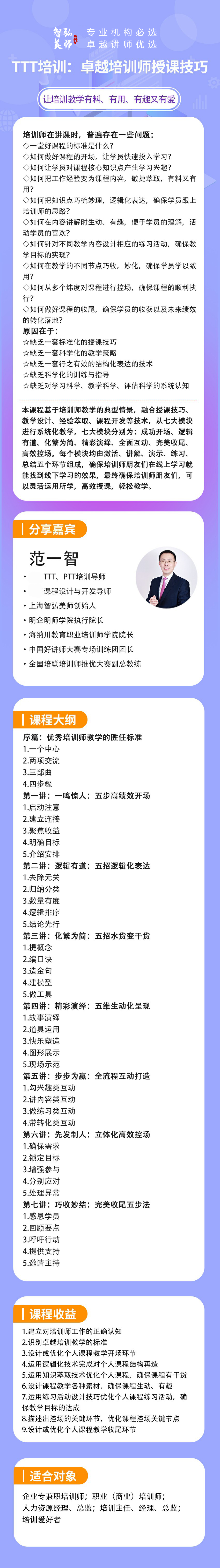 TTT培训：卓越培训师授课技巧