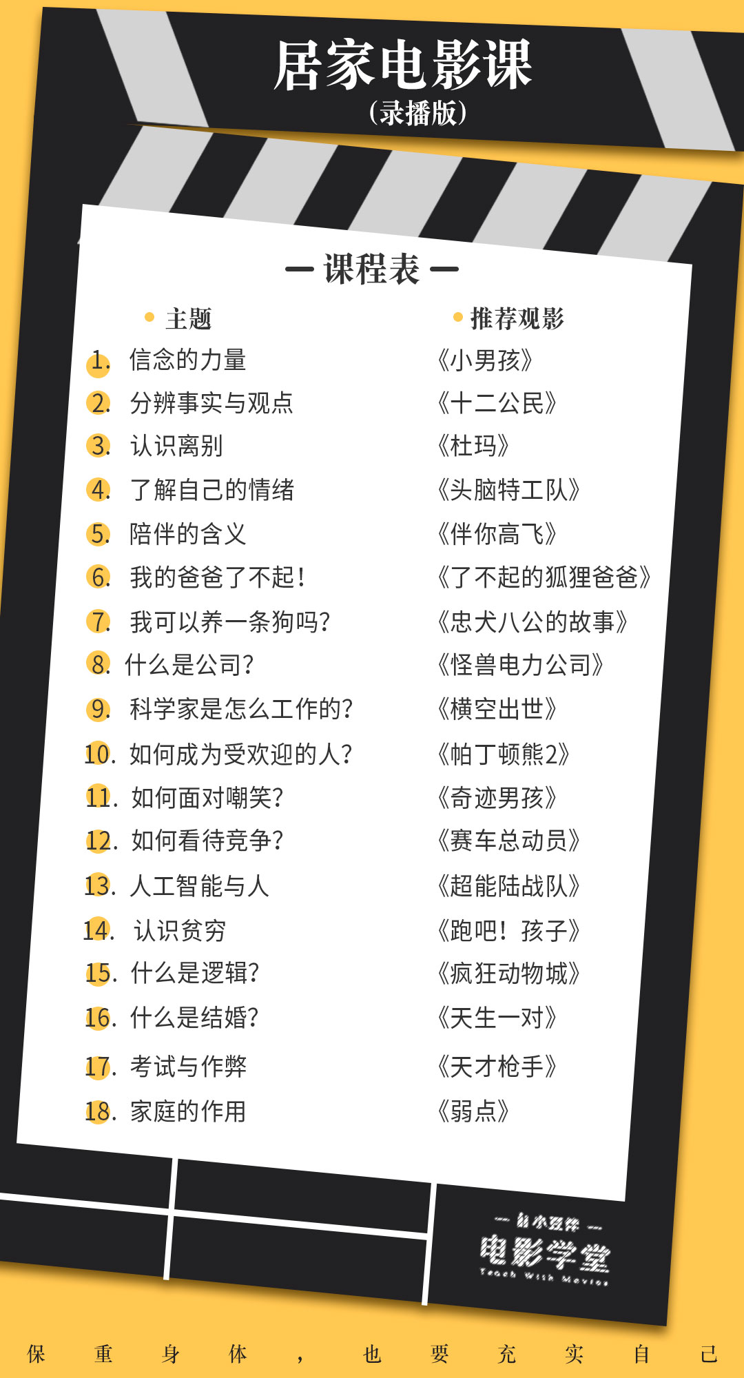 【长见识、明事理的孩子成长课】居家电影课||适合亲子共看的电影课