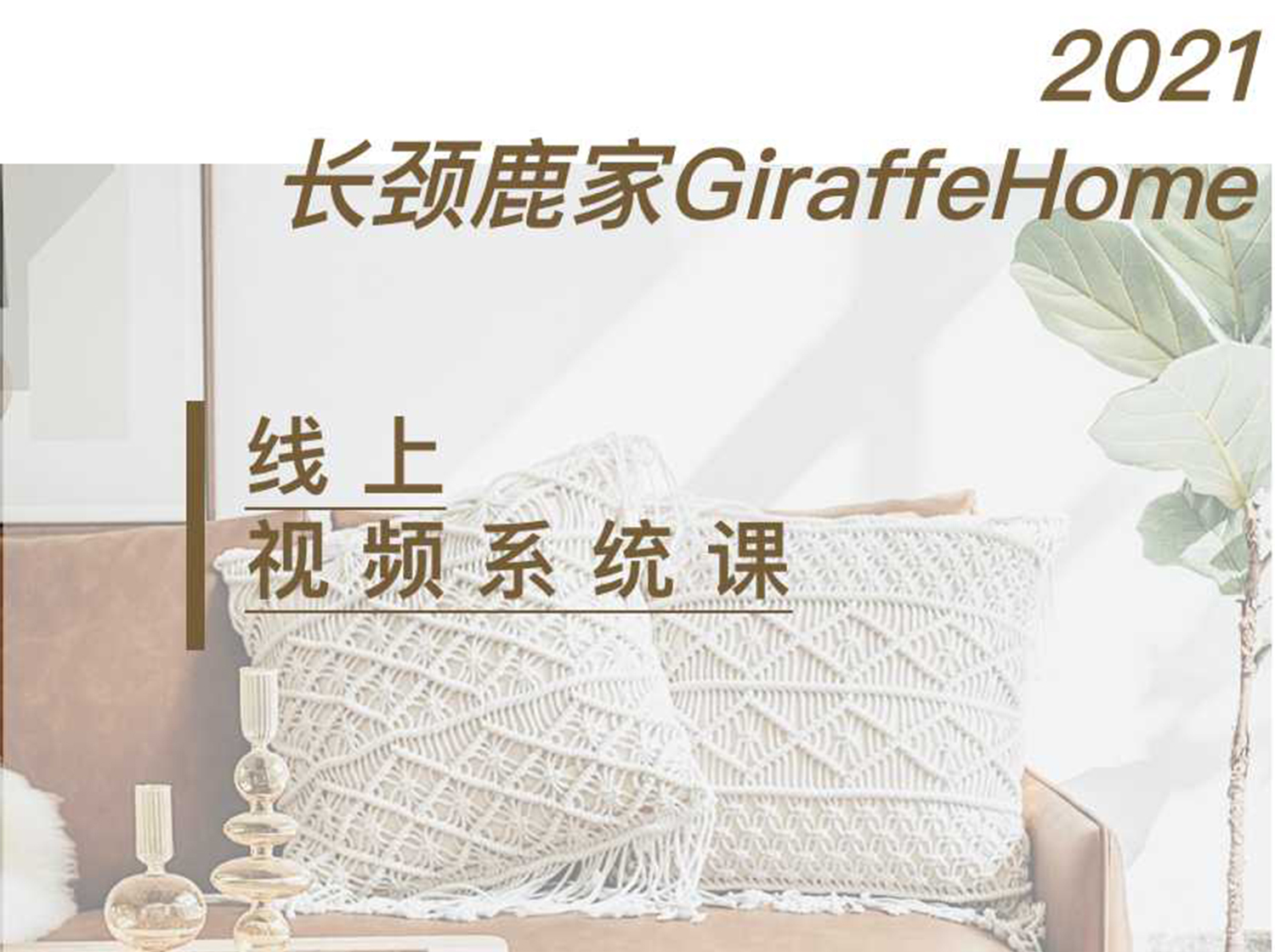 长颈鹿家视频拍摄线上系统课
