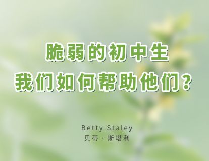 02脆弱的初中生—我们如何帮助他们？