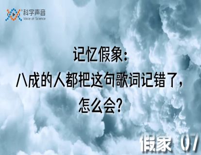 假象 07：记忆假象