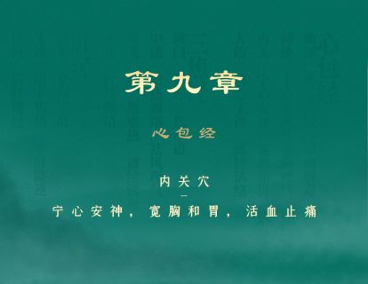 第九章 心包经 ③内关穴-宁心安神，宽胸和胃，活血止痛