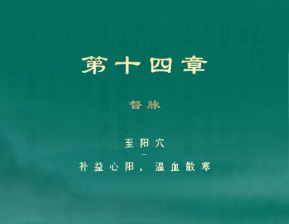 第14章 督脉 ②至阳穴：补益心阳，温血散寒（下）