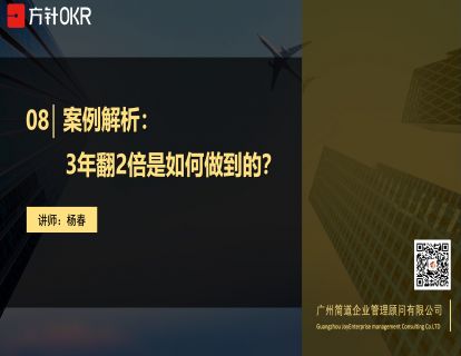 破局篇 第8讲 案例解析：3年翻2倍是如何做到的