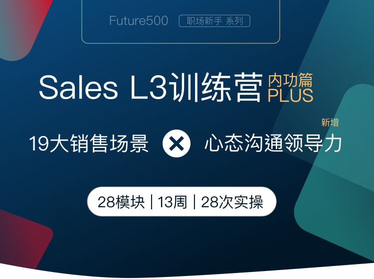 Sales L3—销售进阶