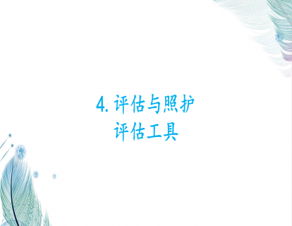 4.评估与照护-评估工具