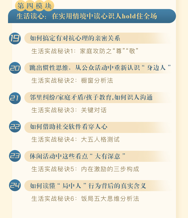 极简识人术：教你知人知面又知心