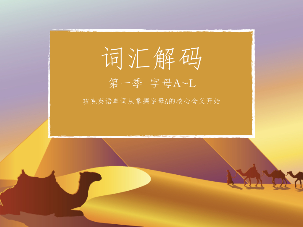 词汇解码 D3