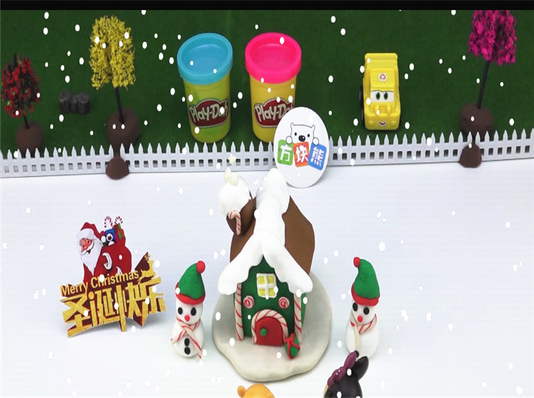 【造型课·节日篇】大雪纷纷的圣诞小屋