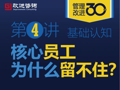 《管理改进30讲》第4讲
