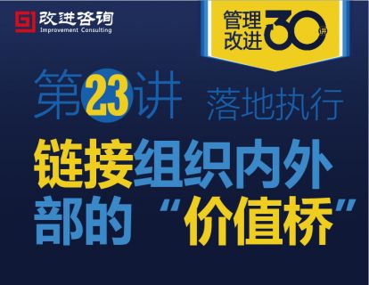 《管理改进30讲》第23讲