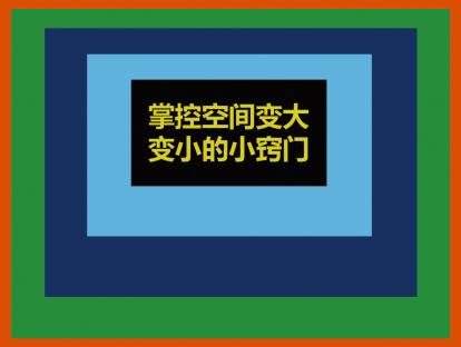 空间如何变大变小（1）