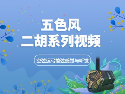 第二课 第1节（空弦运弓擦弦感觉与听觉）二胡演奏基础【五色风二胡系列视频】