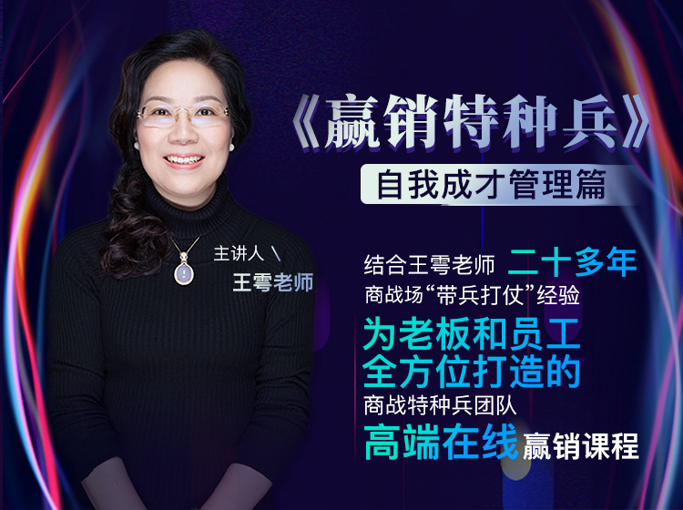 赢销特种兵之自我成才管理篇