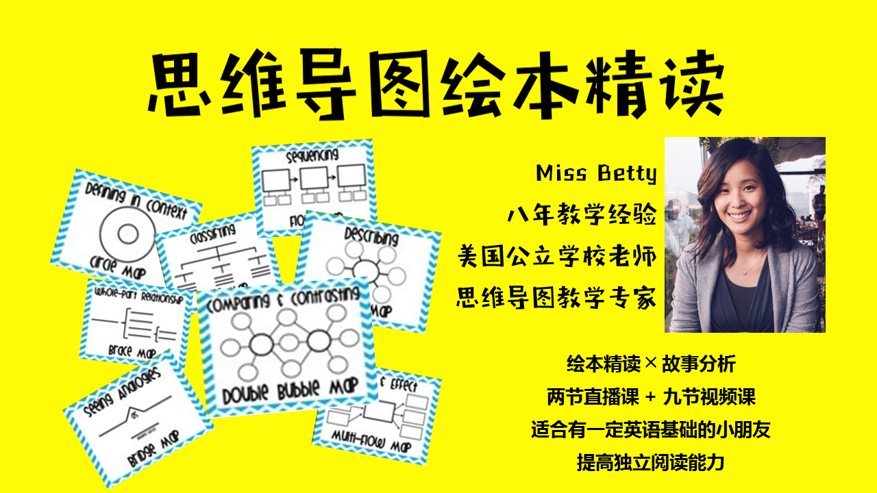 Betty老师带大家用思维导图精读英文绘本