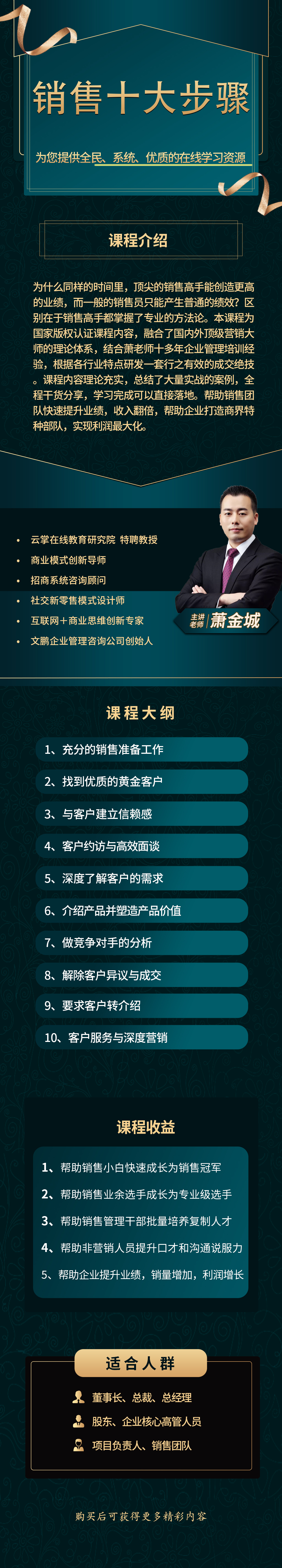 销售十大步骤--专业化流程训练