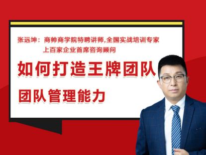 张元坤：第十讲如何打造王牌团队团队管理能力