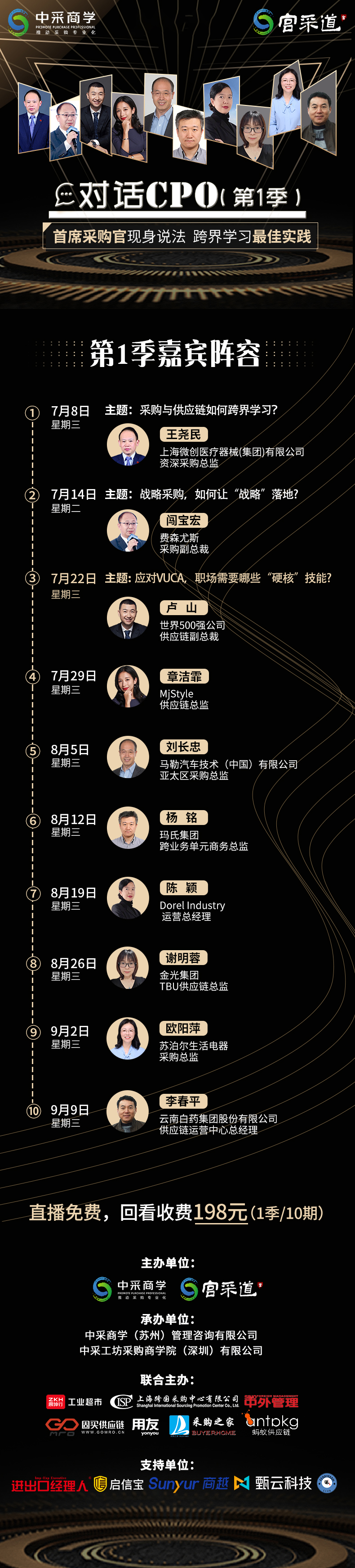 《对话CPO》第1季直播回看-10期精彩合集