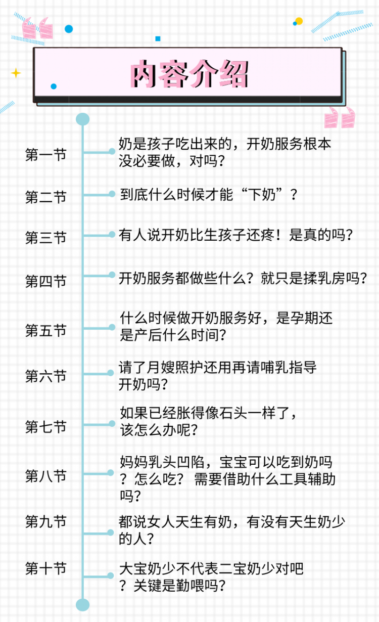 孕妈妈最关心的十个“开奶”问题大揭秘