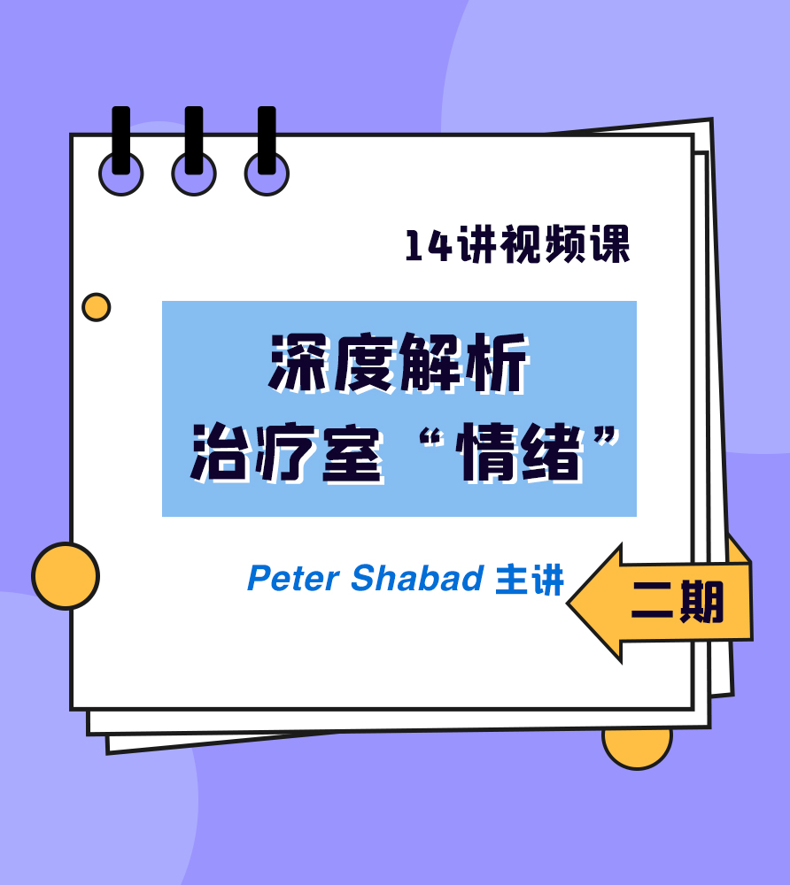 贯穿你一生的创伤、内疚与羞耻 | 深度解析治疗室“情绪”【Peter Shabad】