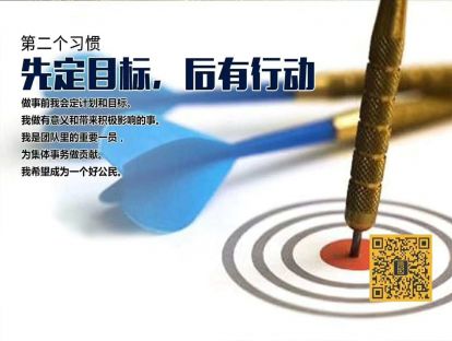 杰出青少年的七个习惯：2.先定目标后有行动