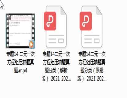人教初一下：二元一次方程组压轴题