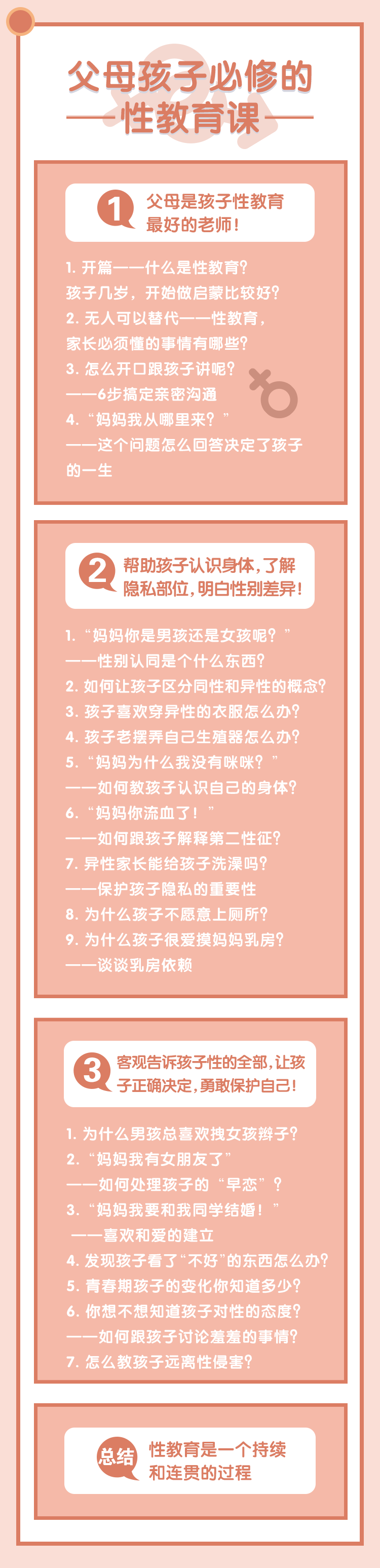 【父母孩子必修的性教育课】帮助孩子了解自己，勇敢地保护自己，树立正确的性别观念