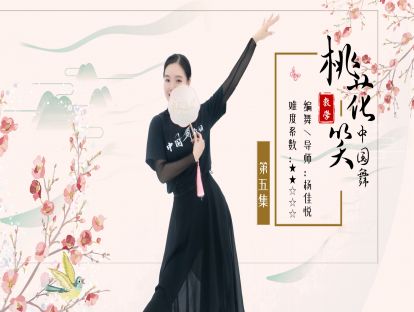 《桃花笑》舞蹈教学第五集