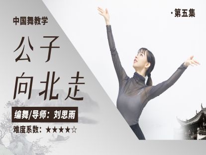 中国舞《公子向北走》教学第五集