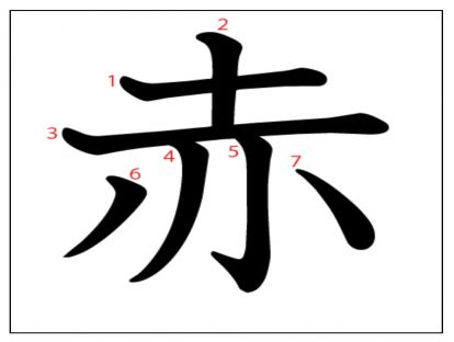 汉字「赤」