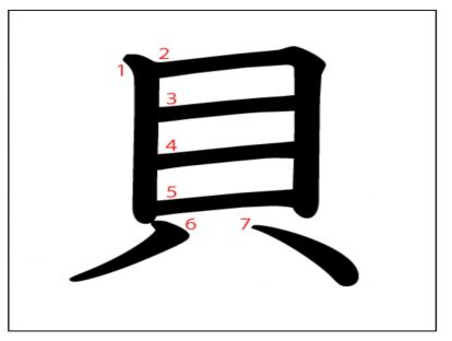 汉字「貝」