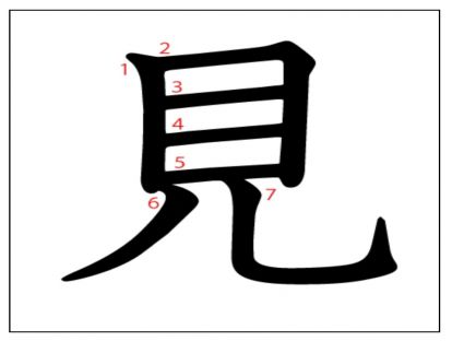 汉字「見」