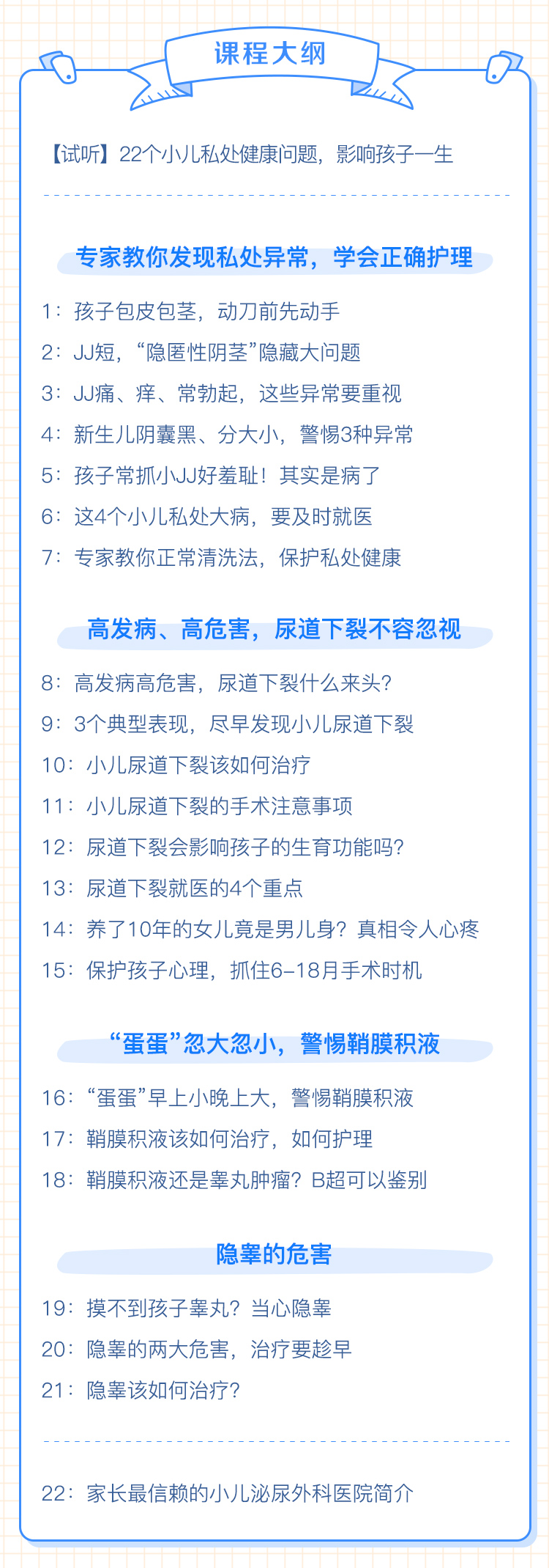 22堂权威课，影响孩子一生性福的私处健康小秘密