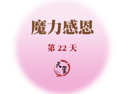 感恩魔力练习第二十二天《在你眼前实现》