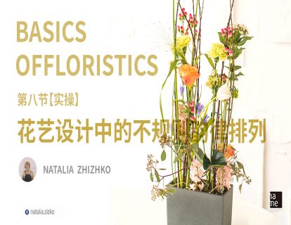 第八节【实操】 —— 花艺设计中的不规则韵律排列