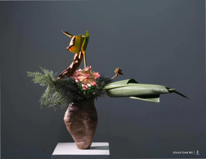 东方形态插花