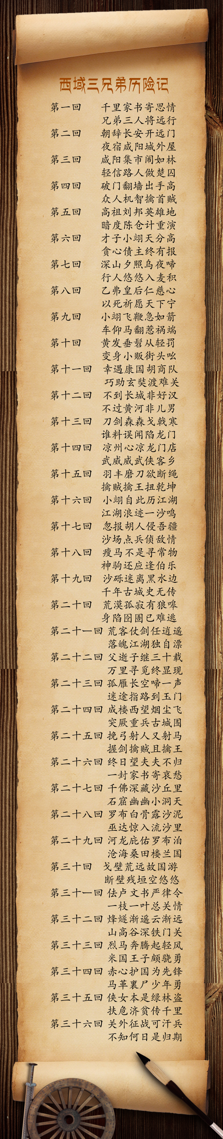 三兄弟西域历险记