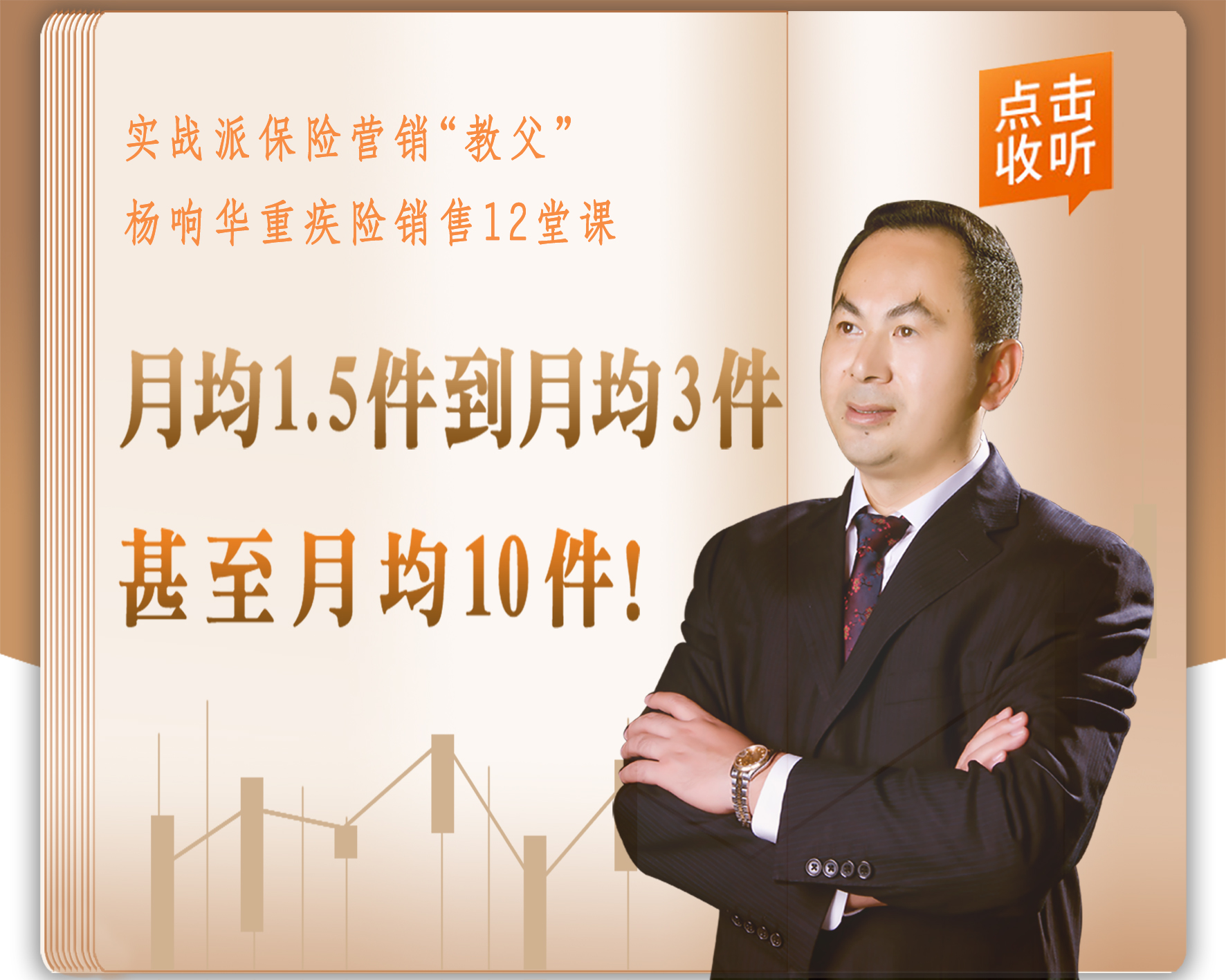 杨响华重疾险销售12堂课：手把手教你月签10单！