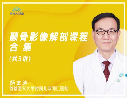 [头颈] 颞骨影像解剖课程合集 (共3讲) (杨本涛)